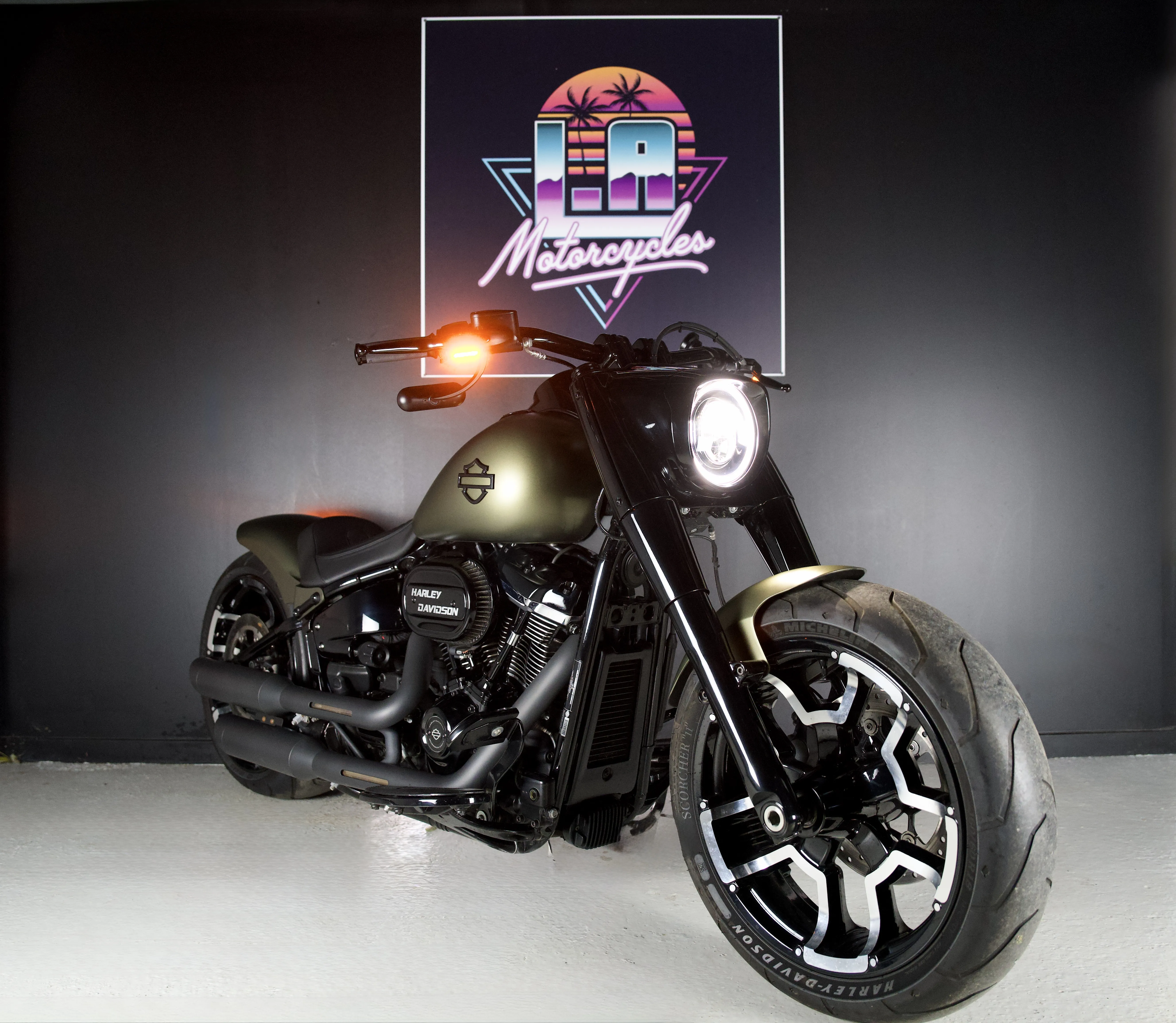 Fat Boy vue arrière